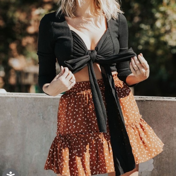 Lizard Thicket *RUST* tie top - Picture 6 of 8